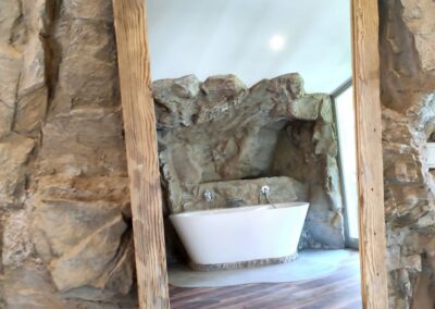 Kunstfelsen - Badezimmer - Wanne
